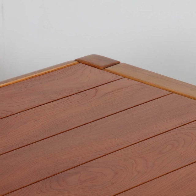 Elm Dining Table from Maison Regain, 1970 For Sale - Image 3 of 9