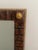 Gorgeous Biedermeier style rectangular mirror with faux tortoise shell border adorned with gilded beads and gilded...