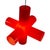 Plastic Crosslight Pendant Lamp by Jan Melis & Ben Oostrum for Dark, 2000s For Sale - Image 7 of 10