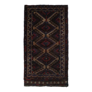 Rug & Kilim’s Baluch Tribal Rug With Colorful Geometric Patterns For Sale