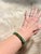 24 Carat Natural Emerald Tennis Bracelet, 14 Karat Yellow Gold, 17.5gm, 7 Inch For Sale In New York - Image 6 of 8