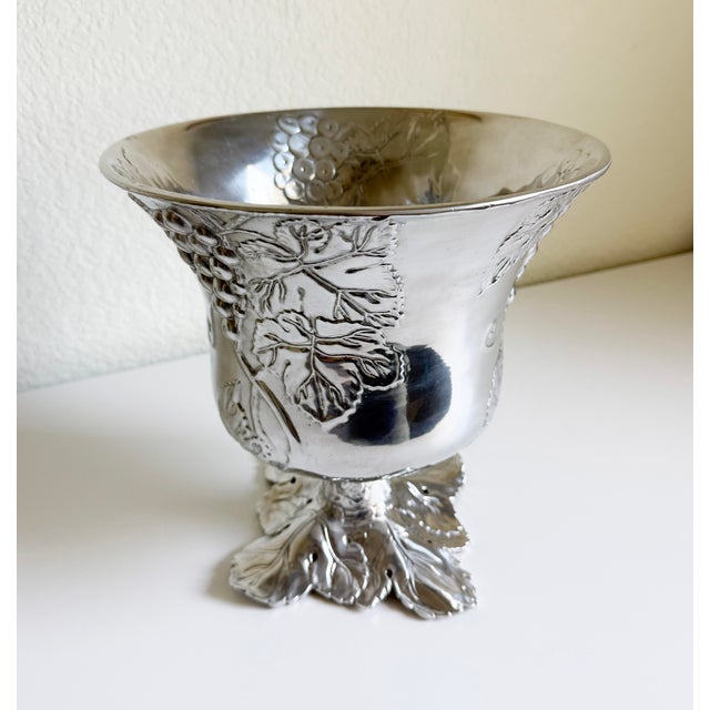 Arthur Court Grapes & Leaves Champagne Bucket, Bottle Chiller, 2002 For Sale In Sacramento - Image 6 of 12