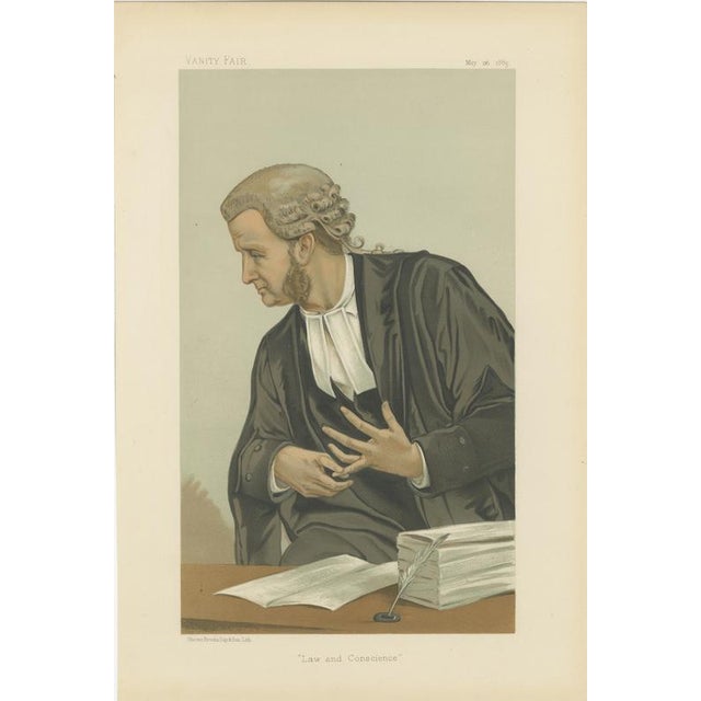 Paper Unknown, Parliament & Society, 1883, Paper, Set of 6 For Sale - Image 7 of 9