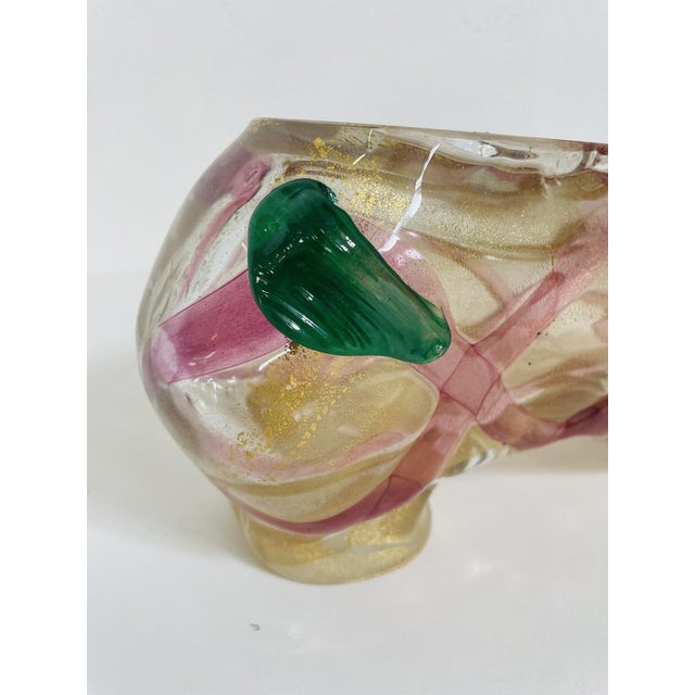 Glass Sculpture Shoe by Pino Signoretto for Redusart, 1970s For Sale - Image 11 of 15