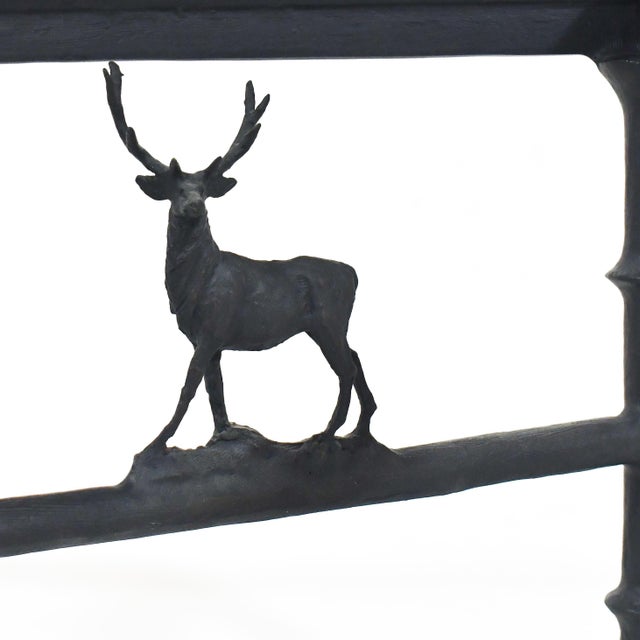 Late 20th Century Tom Corbin Bronze Coffee Table in the Manner of Giacometti For Sale - Image 5 of 12