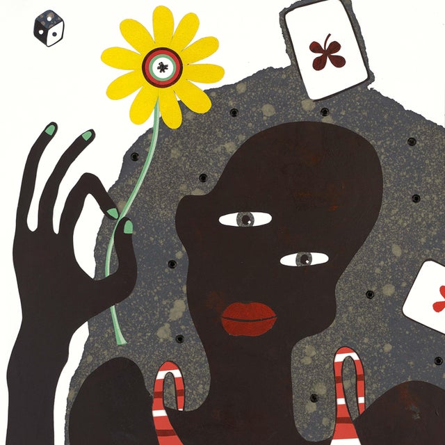 2020s "Untitled I (Malkia)" Original by David Thuku From the Alice in Wonderland Collection For Sale - Image 5 of 7