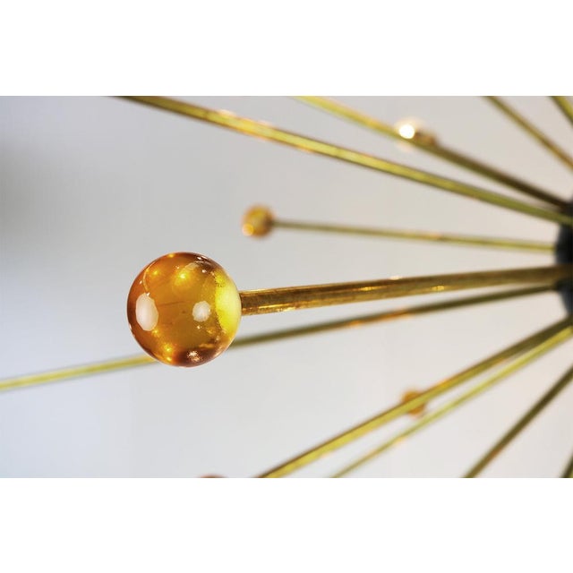 Stilnovo Vintage Sputnik Hanging Lamp in the style of Stilnovo, 1950s For Sale - Image 4 of 8