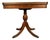 1920s American Mahogany Hepplewhite Style Game Table With Rotating Top & Pedestal Base For Sale