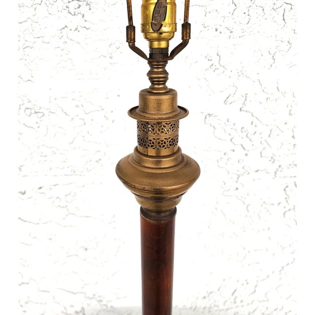 Vintage Floor Lamp With Table For Sale - Image 4 of 14