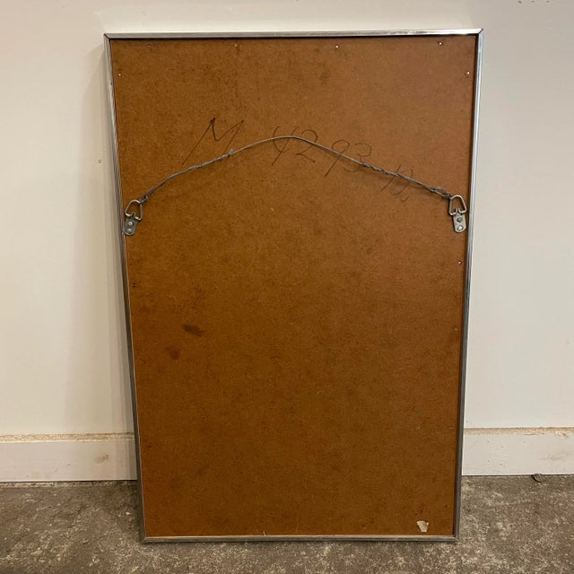 Paul Evans Style Mid Century Modern Mirror For Sale - Image 9 of 13
