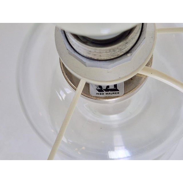 Vintage Ml 1 Table Lamp Glass by Ingo Maurer for M For Sale - Image 9 of 11