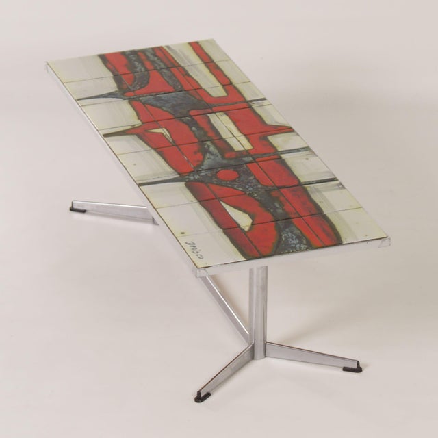 Mid-Century Coffee Table by Denisco, Belgium, 1960s For Sale - Image 4 of 14