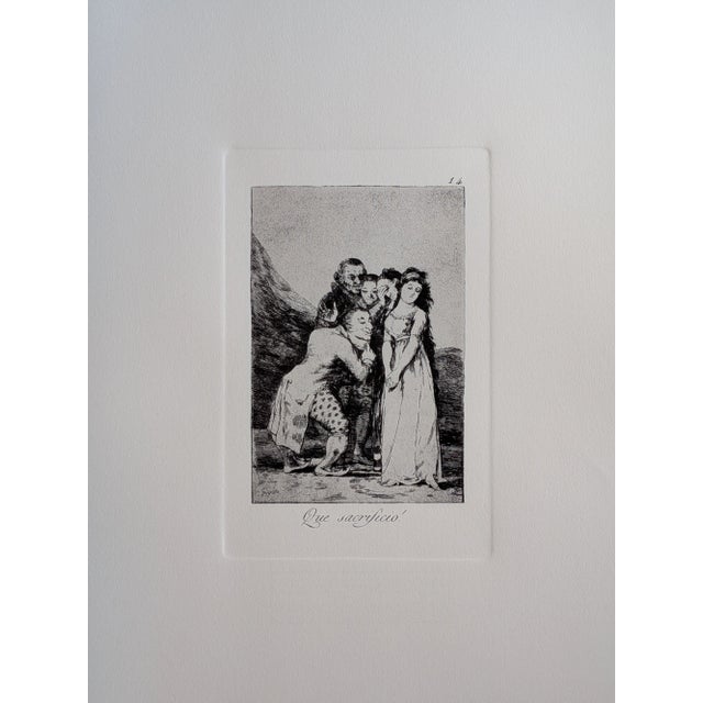 Francisco de Goya, Los Caprichos, Plate 14, Etching For Sale - Image 4 of 4