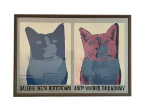 Andy Warhol, Broadway Galerie Delta Rotterdam Exhibition Poster, 1984, Screenprint, Framed