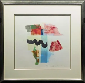 Mark Dickson Untitled Mono Type #1454 Original Art on Paper Hand Signed