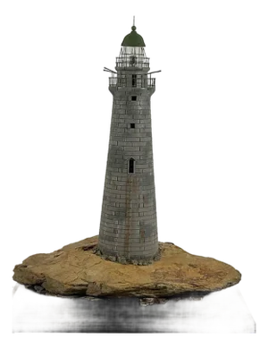 Minots Ledge Lighthouse Model