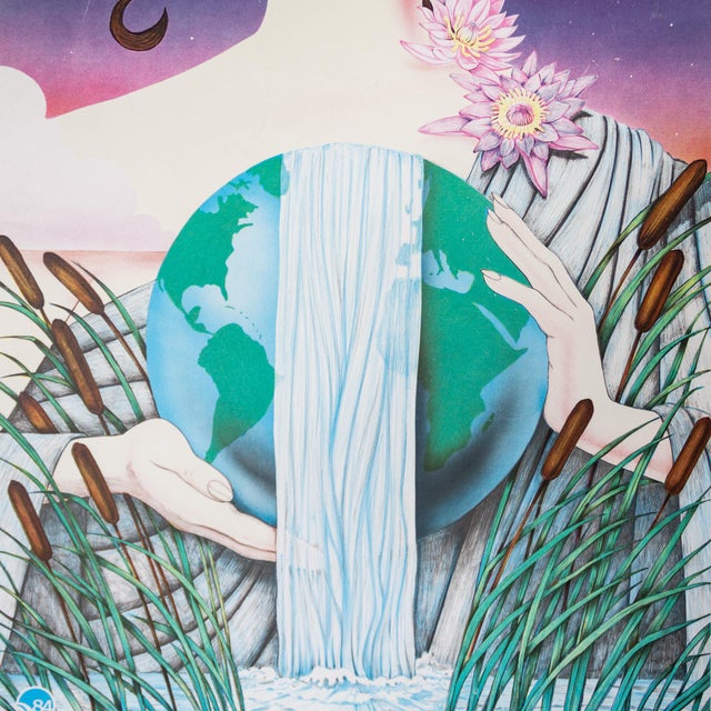 Postmodern New Orleans Louisiana 1984 World Exposition Poster Limited Edition Signed Hugh Ricks For Sale - Image 3 of 12