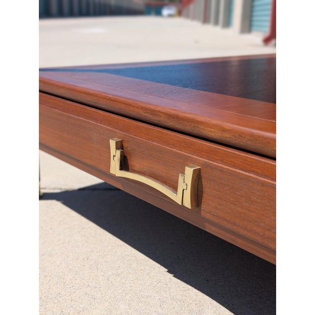 Refinished Mid Century Walnut End/Coffee Table by Heritage, C1960s For Sale - Image 14 of 17