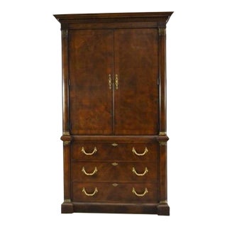 Henredon Wardrobe Armoire For Sale