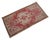 1970s 1970s Hand Knotted Turkish Small Rug Decorative Mat for Bathroom and Kitchen Mat- 18'' X 35'' For Sale - Image 5 of 11