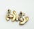 Chanel Chanel Gold CC Interlock Small Piercing Earring, A Pair For Sale - Image 4 of 4