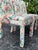 Textile Set of 6 Vintage Floral Upholstered Parsons Chairs For Sale - Image 7 of 12
