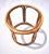 Salmon 1960s Attributed Ficks Reed Bamboo Pagoda Rattan Lounge Chairs For Sale - Image 8 of 11