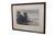 Antique 19th-century seascape / landscape etching by American artist Benjamin Lander. A rustic house / cottage is nestled...
