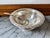 Large vintage Oneida Silversmiths silver plated punch bowl and ladle. Lovely floral decoration around the top rim. 12.75"...