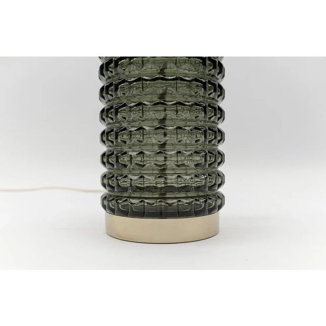 Mid-Century Modern Chrome and Glass Table Lamp, 1960s For Sale - Image 6 of 7