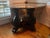 Bernhardt Marble Top Center/Foyer Table – 48" Round – Carved Designer Base For Sale - Image 9 of 10