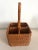 1980s Bamboo Utensil Caddy Organizer For Sale - Image 5 of 11