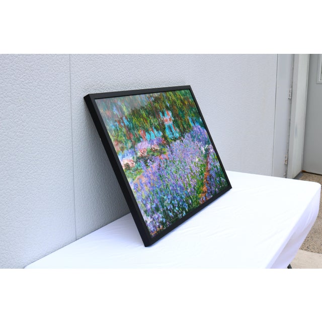 Claude Monet the Artist's Garden at Giverny Impressionist Painting Art Print For Sale - Image 9 of 18