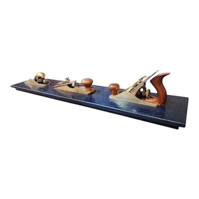 Minimalism Sea Blue Minimal Shelve For Sale - Image 3 of 5