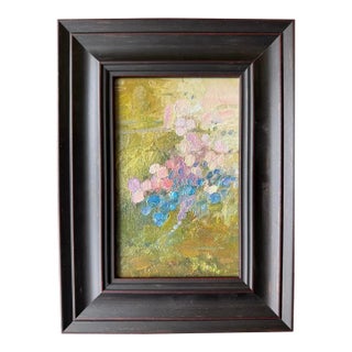 Contemporary Spanish Abstract Oil Painting, Framed For Sale