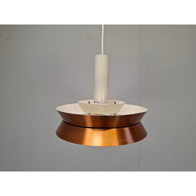 Vintage Danish Brass Pendant Light by Carl Thore for Granhaga, 1960s For Sale - Image 17 of 18