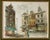 Cream Vintage Impressionist European Street Scene Oil Painting in Ornate Gilt Frame For Sale - Image 8 of 12