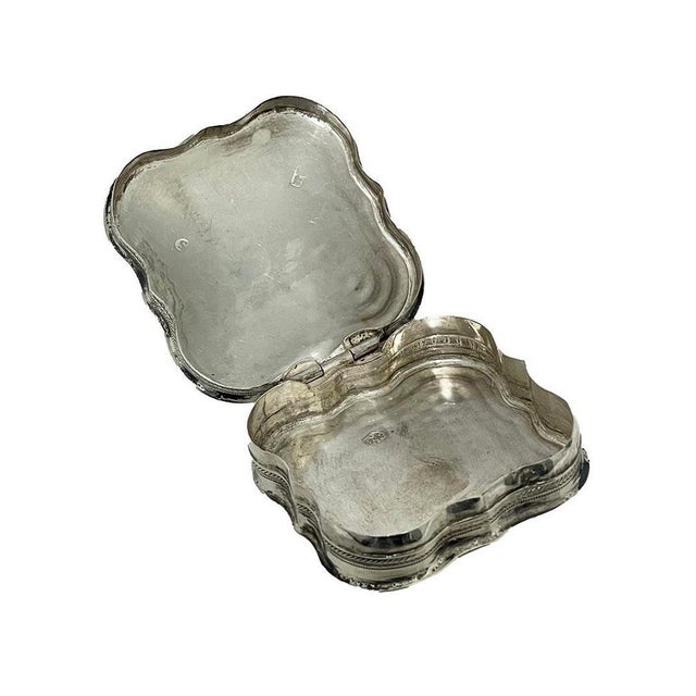 Dutch Silver Pill Box, 1852 For Sale - Image 4 of 8
