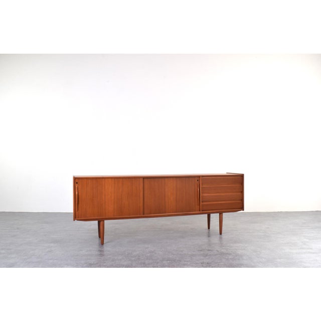 Mid-Century Modern Danish Teak Sideboard, 1960s For Sale - Image 4 of 18