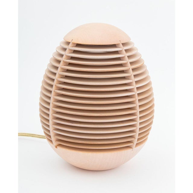 Mid-Century Modern Penta "Tocco" Wood Table Lamp For Sale - Image 3 of 6