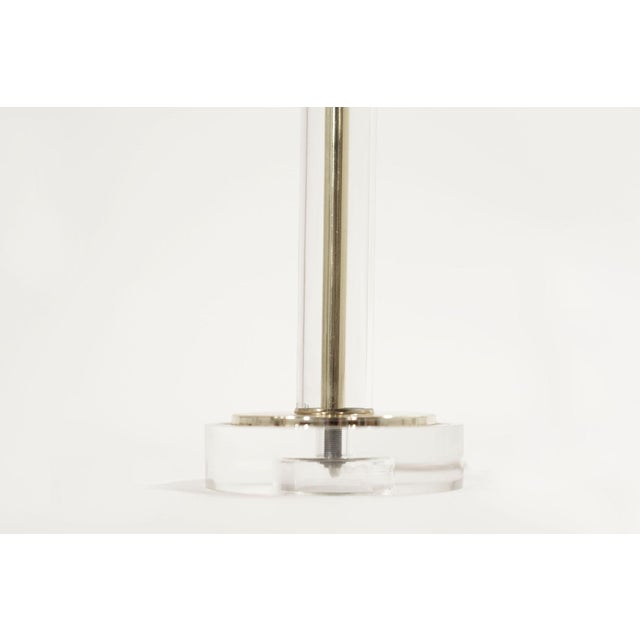 Glass and Brass Table Lamps, C. 1960s For Sale - Image 10 of 12