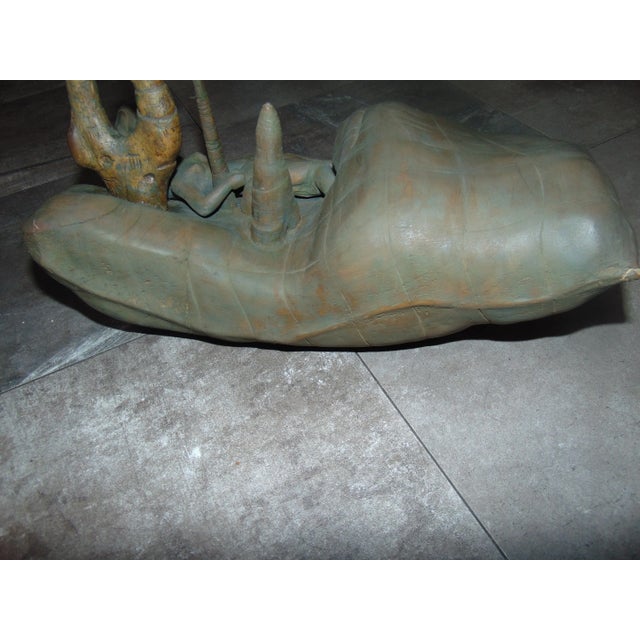 1970s Vintage Wood Sculpture, 1940s For Sale - Image 5 of 11