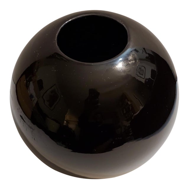 Vintage Black Royal Haeger Ceramic Vase Chairish