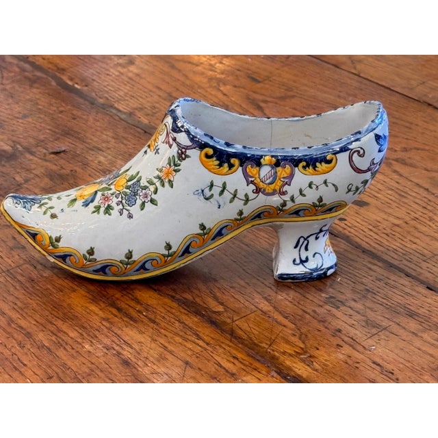 19th Century Delft Shoe For Sale - Image 4 of 6