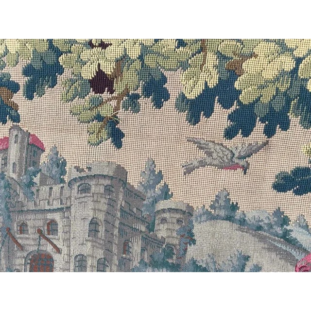 Aubusson Style French Tapestry For Sale - Image 4 of 18