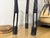 Vintage Ebony Heavy Wood African "Thinkers" Stick Figures Sculptures Lot of 3 For Sale - Image 10 of 11