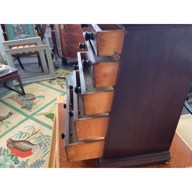 19th Century Mini Sloped Front Chest For Sale - Image 10 of 10