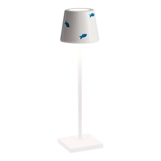 Zafferano Ceramic Fish Motif Shade for Poldina Micro Lido Lamp For Sale