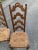 American Mid 20th Century Drexel High Ladder Back Rush Chairs - Set of 3 For Sale - Image 3 of 10