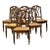 19th Century Antique French Napoleanic III Set of 6 Dining Chairs With Serpent Backs For Sale
